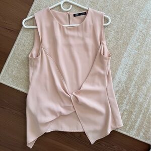 Zara Pink Sleeveless Top